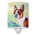 Carolines Treasures Carolines Treasures 7222CNL Red & White Boston Terrier Ceramic Night Light 7222CNL